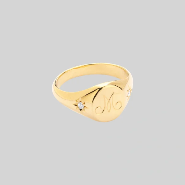Me&Audrey Signet ring Rings Womens Jewellery