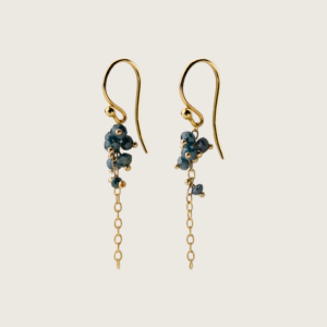 Me&Audrey ETON BLUE-GREEN DIAMONDS Earrings